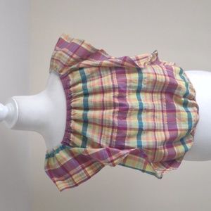 ThereAbouts ruffled‎ top XL/18.5P Multi-colored